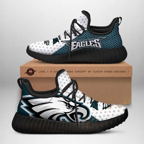 Philadelphia Eagles Customize Yeezy Boost