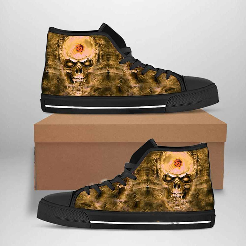 Phoenix Suns Nba Basketball High Top Shoes