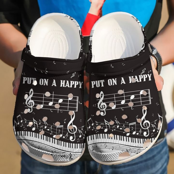 Piano Melody Crocs Clog Shoes