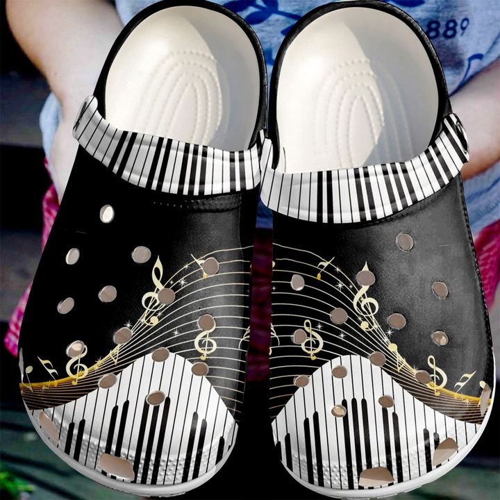 Piano Music Crocs Clog Shoes