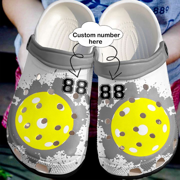 Pickleball Personalized Mix Color Crocs Clog Shoes