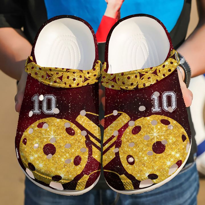 Pickleball Personalized Pitch Crocs Clog Shoes