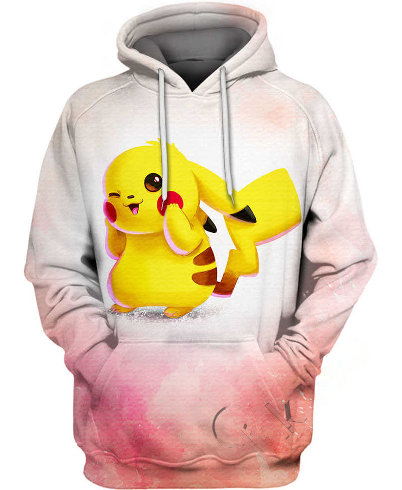 Pikachu Hoodie 3D