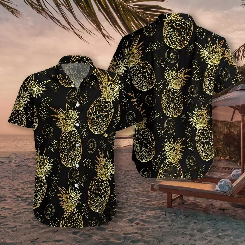 Pineapple Pattern Hawaiian shirts