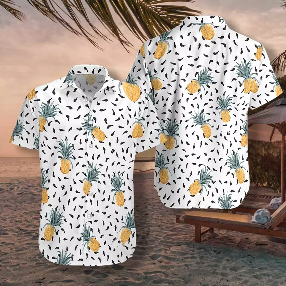 Pineapple Pattern Hawaiian shirts