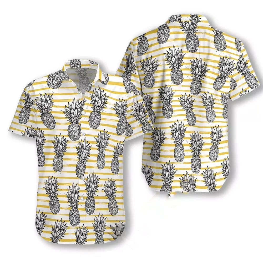 Pineapple Pattern Hawaiian shirts
