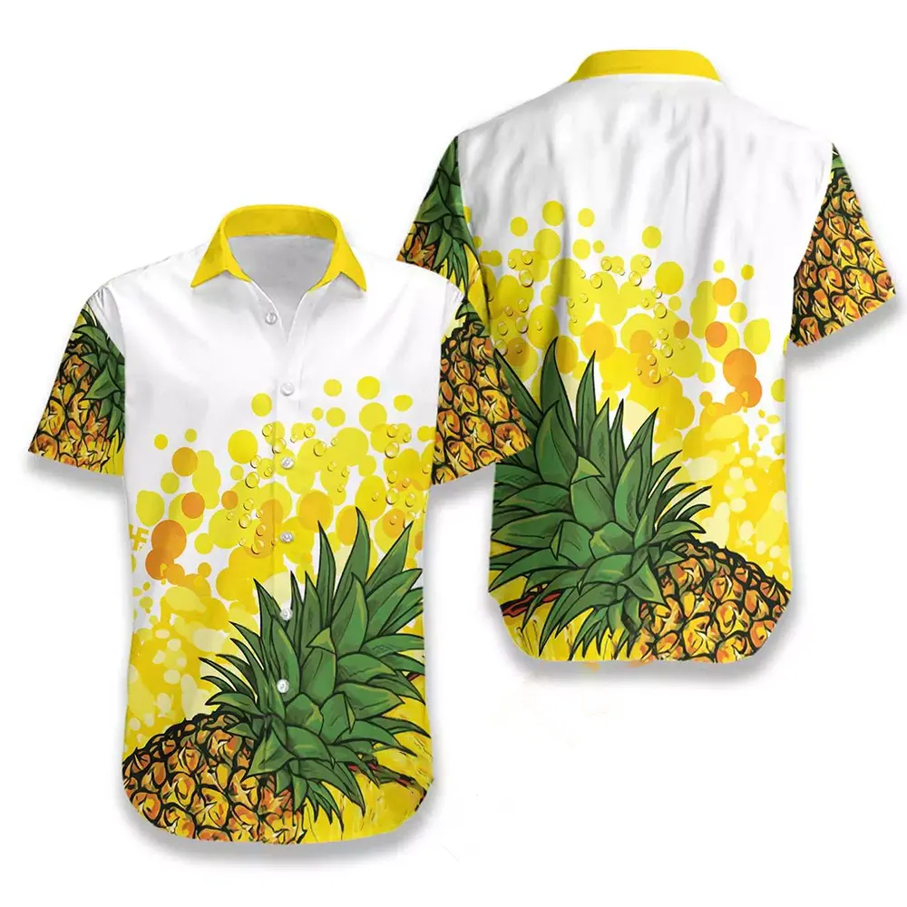 Pineapple Pattern Hawaiian shirts