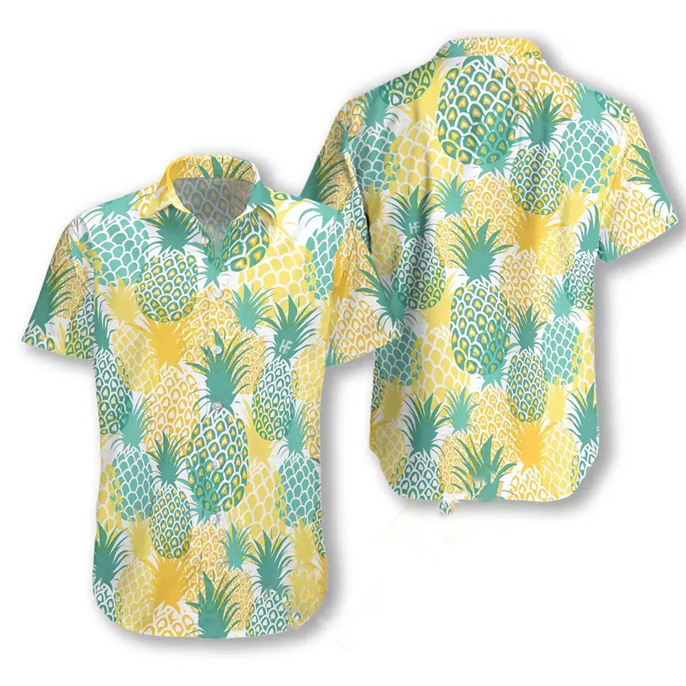 Pineapple Pattern Hawaiian shirts