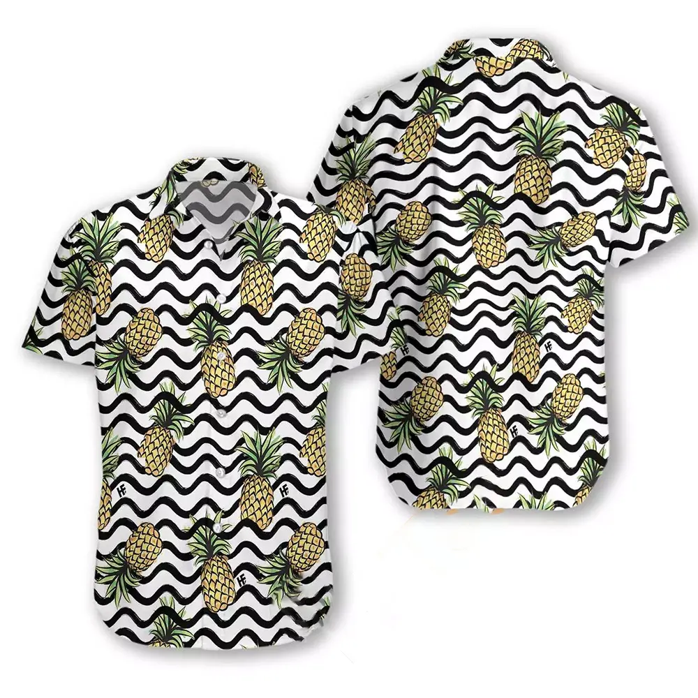 Pineapple Pattern Hawaiian shirts