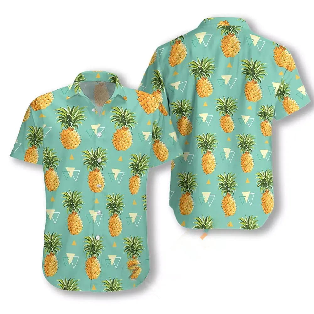 Pineapple Pattern Hawaiian shirts