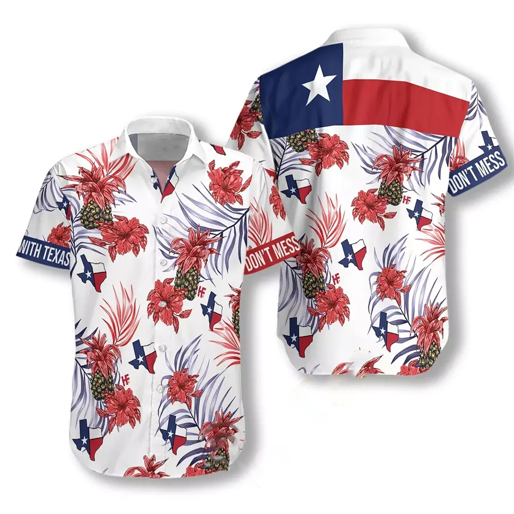 Pineapple Texas Pround Hawaiian shirts