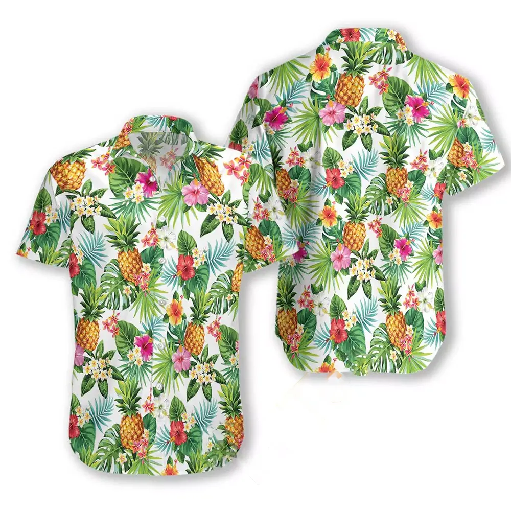 Pineapple Tropical Hawaiian shirts