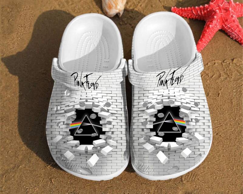 Pink Floyd Galaxy Dark Side Of The Moon Prism Rainbow Unique Gifts Crocs Clog Shoes