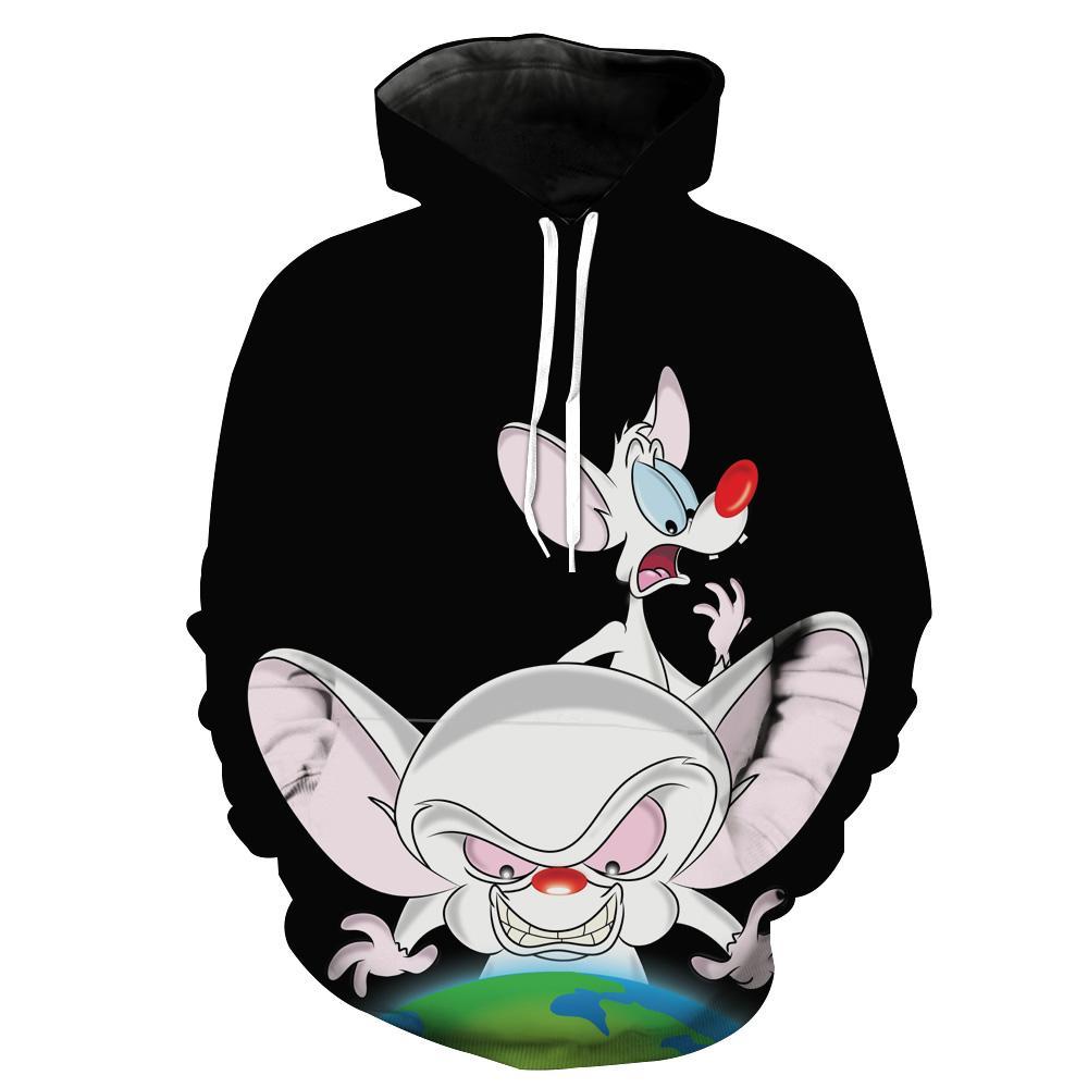 Pinky And The Brain Prinky And The Brain Hoodie 3D