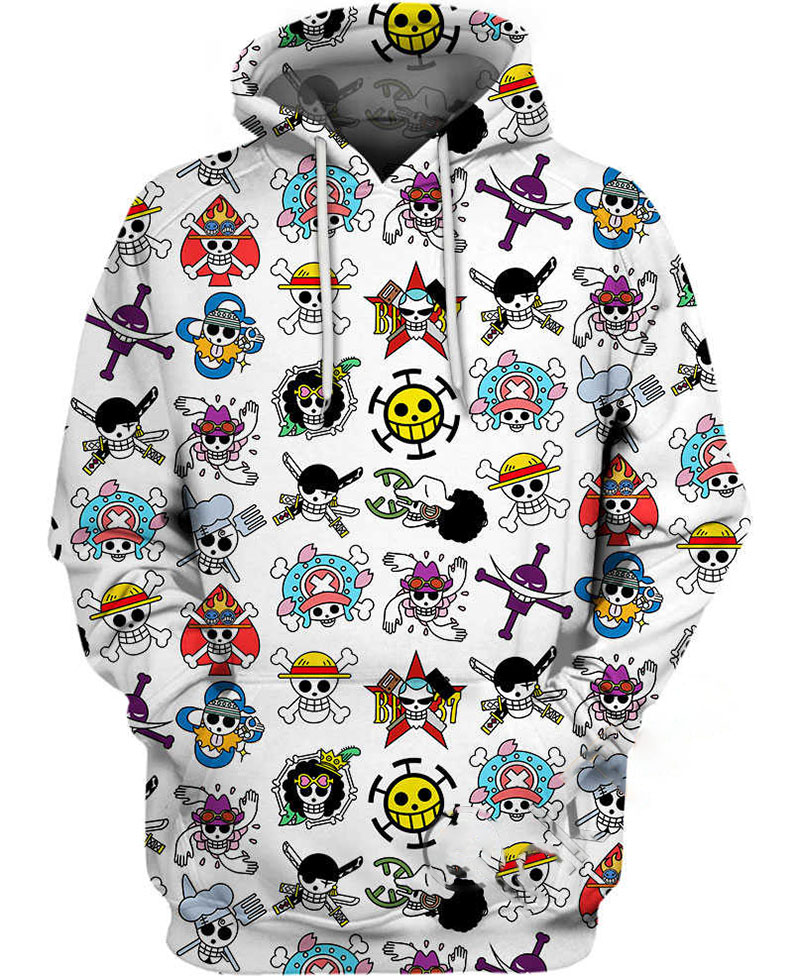 Pirate Flags Hoodie 3D