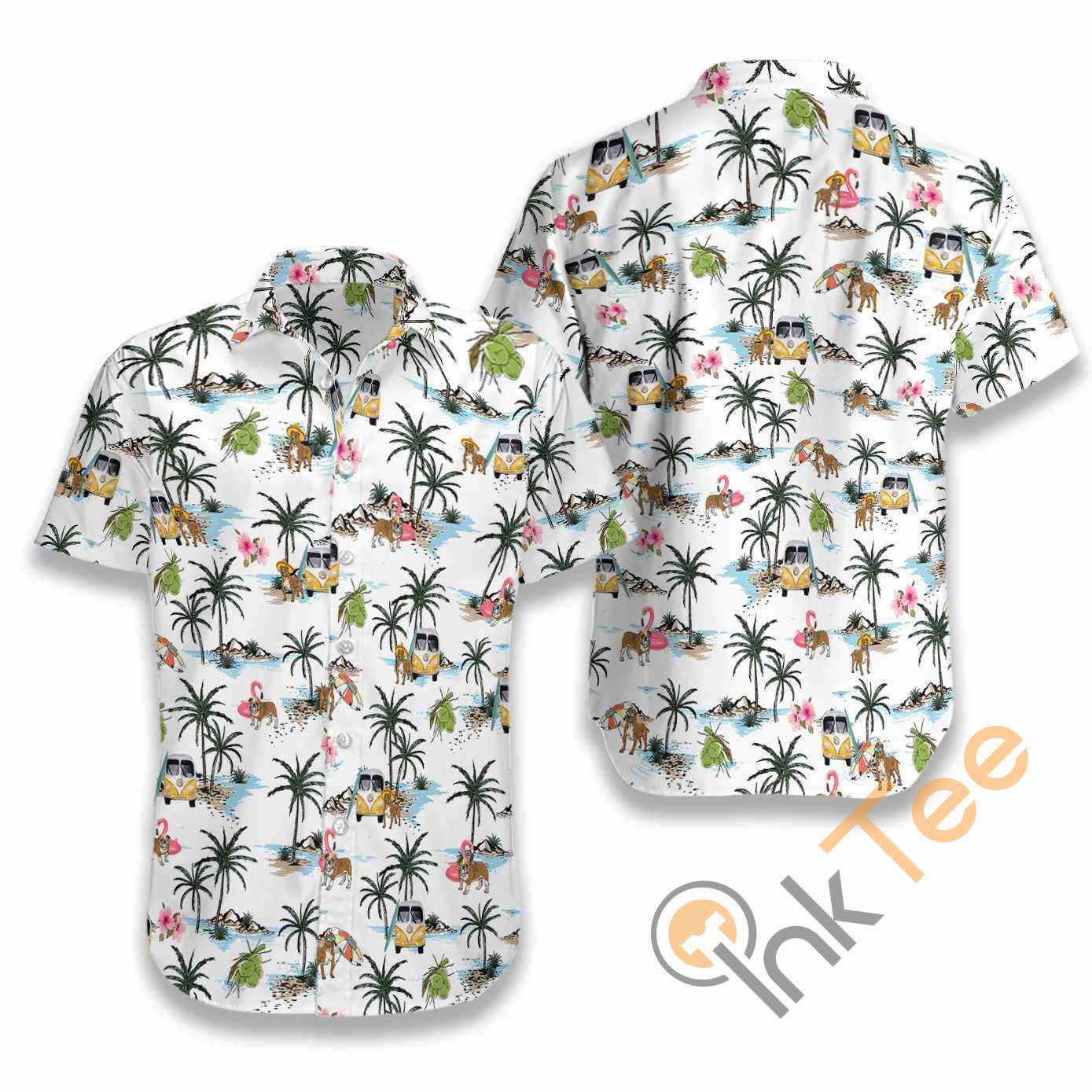 Pitbull Hawaiian shirts