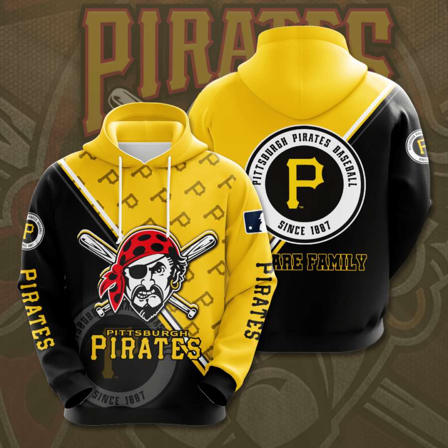 Pittsburgh Pirates Custom Hoodie 3D