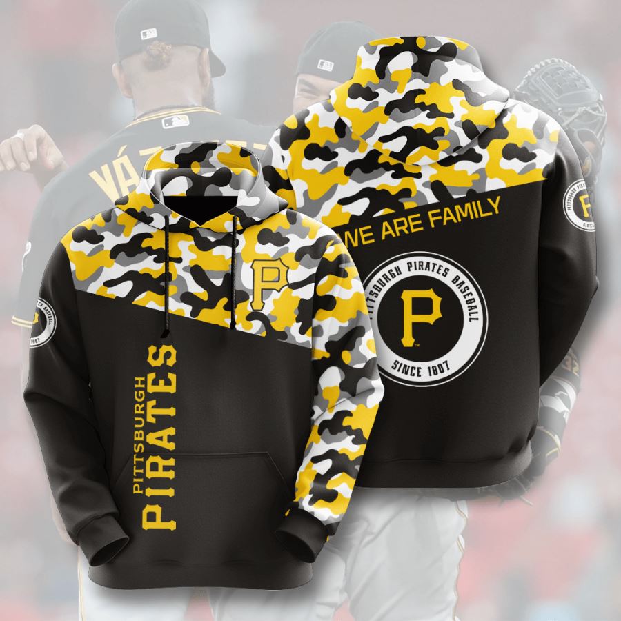 Pittsburgh Pirates Custom Hoodie 3D
