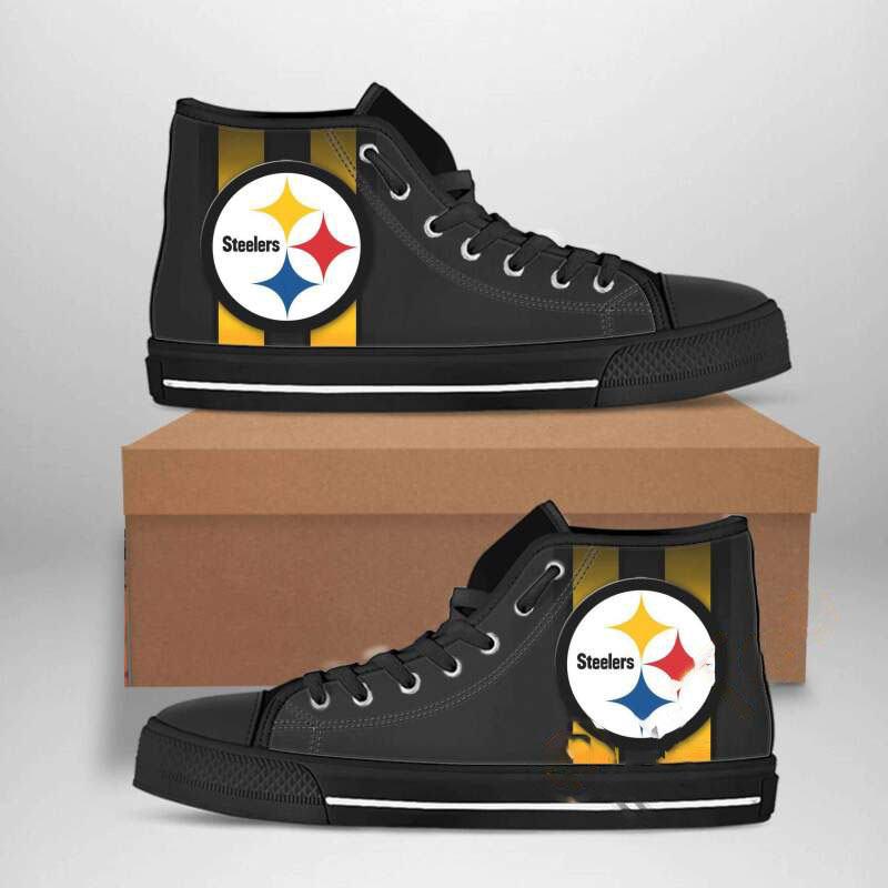 Pittsburgh Steelers Nfl Football High Top Shoes