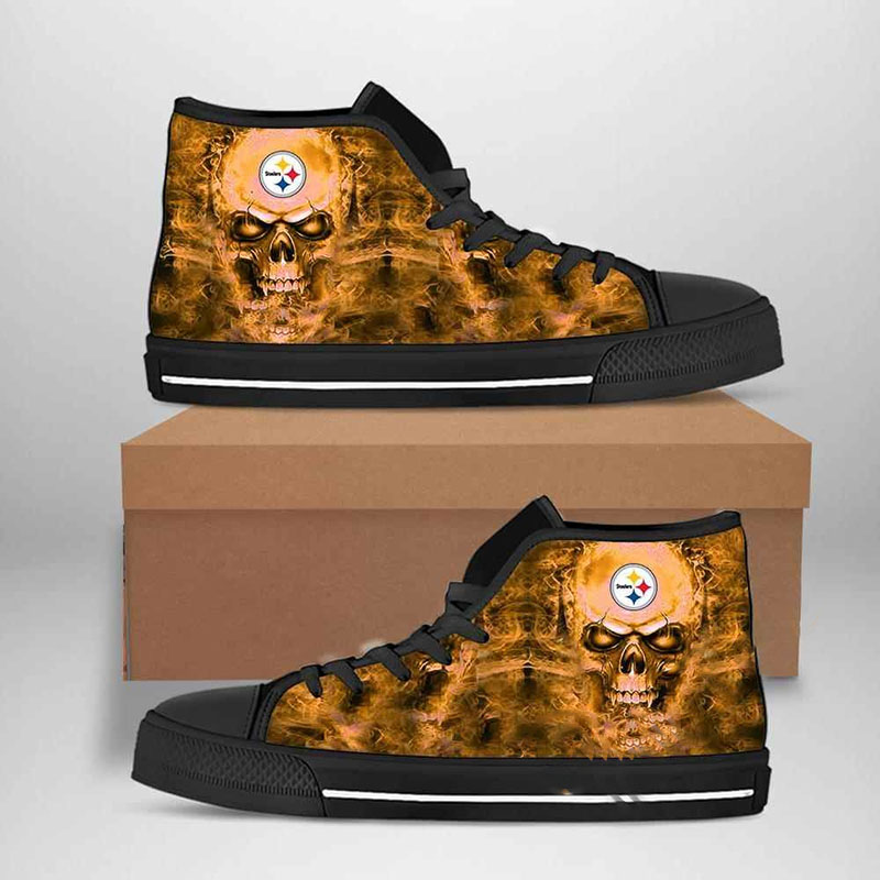 Pittsburgh Steelers Nfl Football High Top Shoes