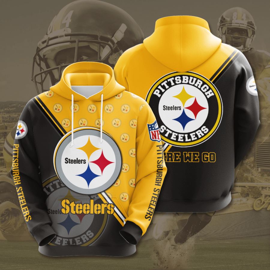Pittsburgh Steelers Custom Hoodie 3D