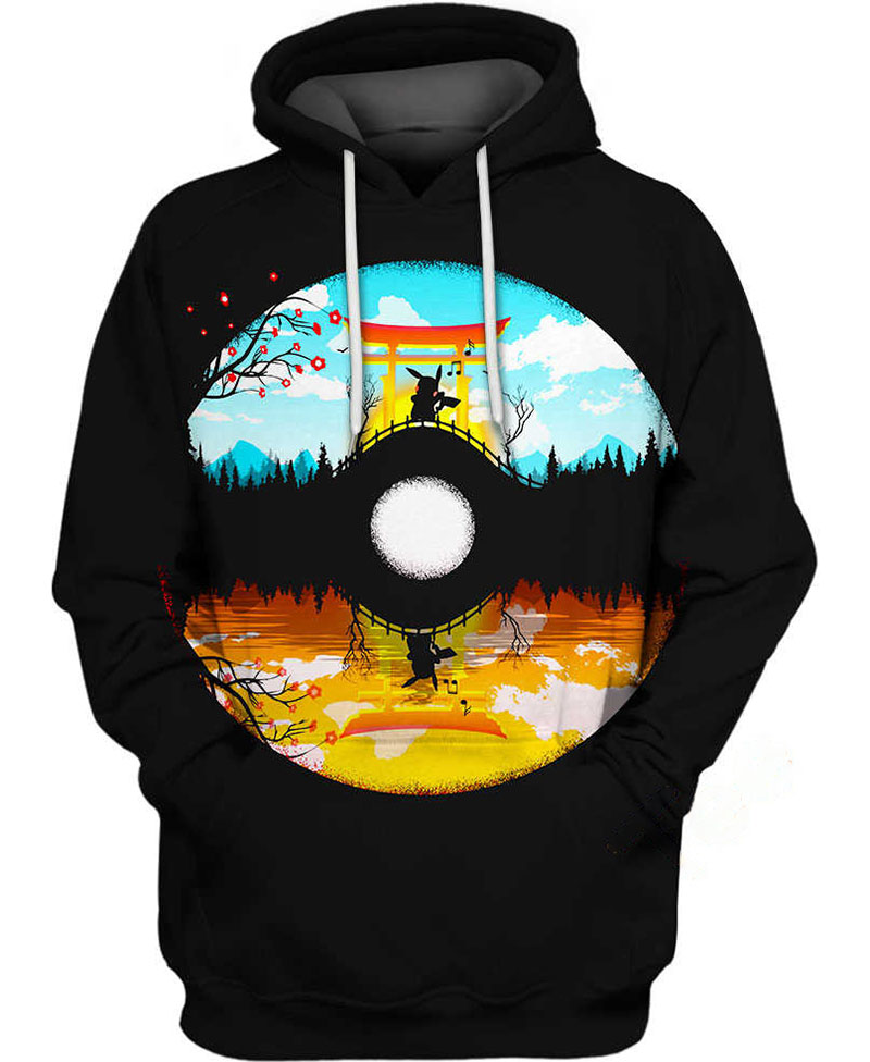 Poke World Hoodie 3D