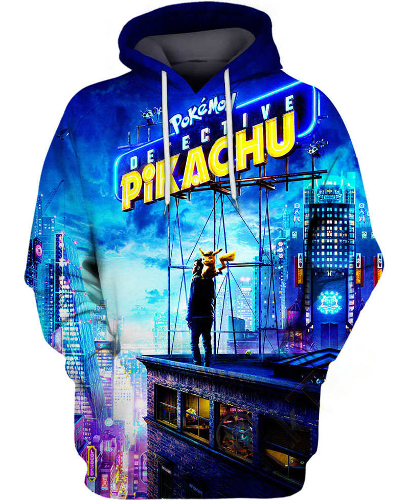 Pokemon Detective Hoodie 3D