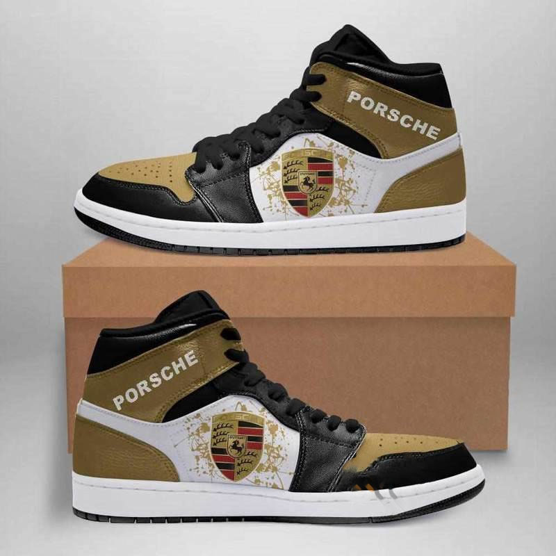 Porsche Automobile Car Custom Air Jordan Shoes