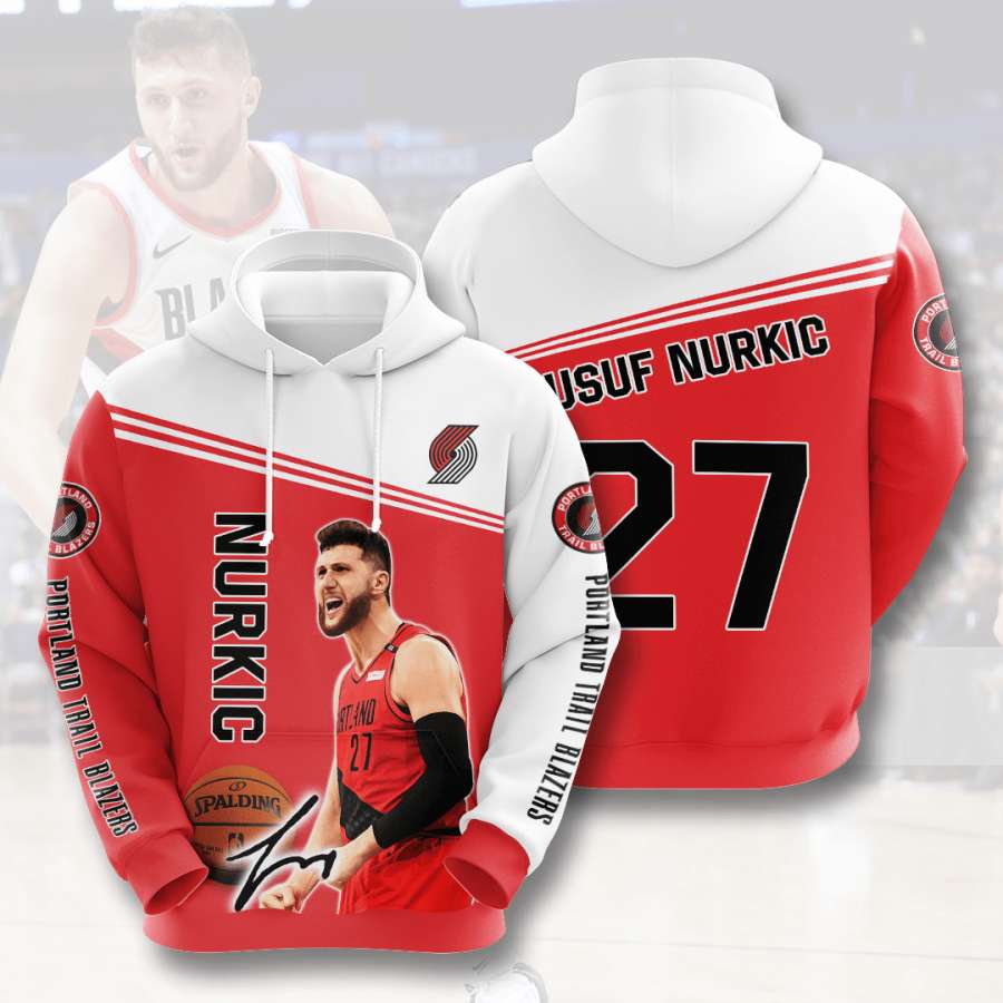 Portland Trail Blazers Custom Hoodie 3D