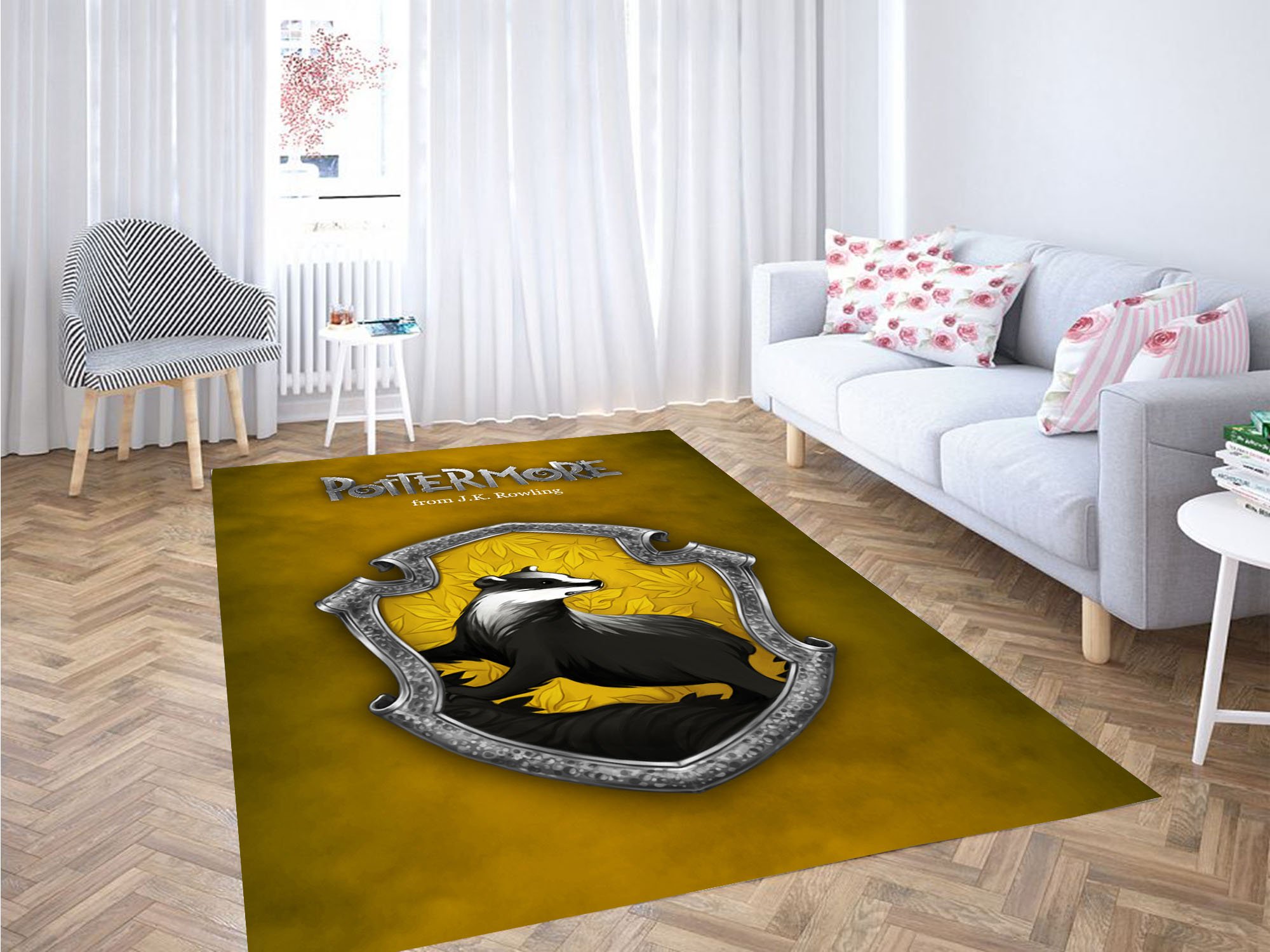 Pottermore Yellow Harry Potter Carpet Rug