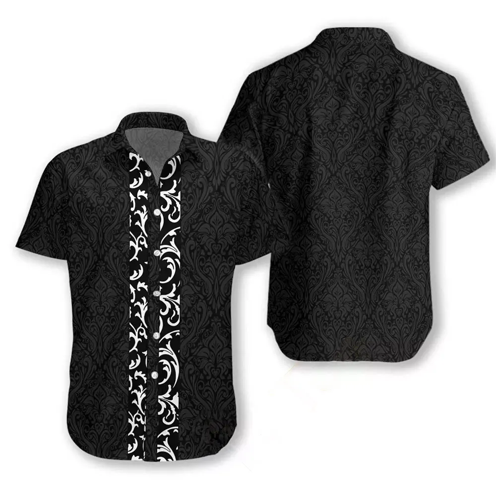 Premium Floral Royal Style Goth Hawaiian shirts