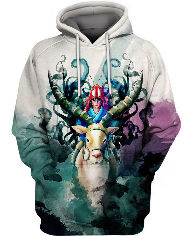 Prince Ashitaka Hoodie 3D