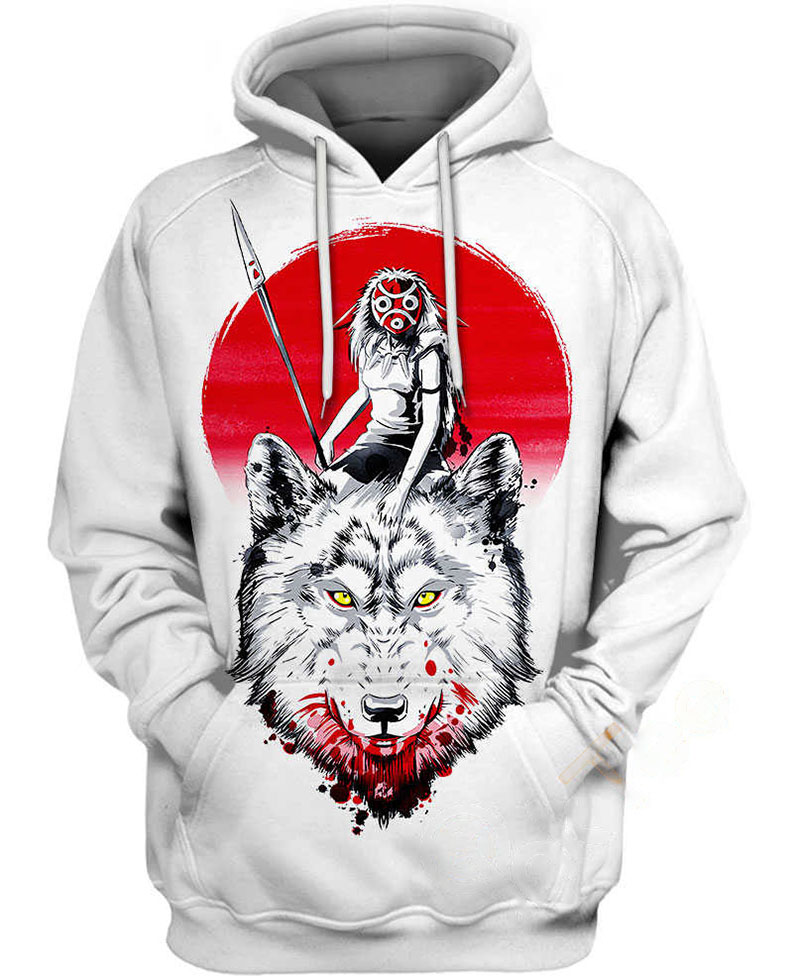 Princess Mononoke Hoodie 3D