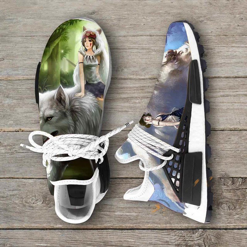 Princess Mononoke Animation Anime Movies Manga Series NMD Human Shoes