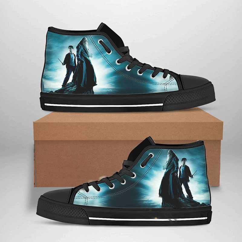Professor Albus Dumbledore Best Movie Character High Top Shoes