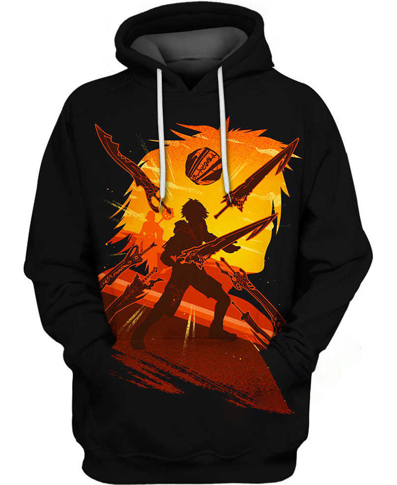 Protagonist Tidus Inspired Hoodie 3D