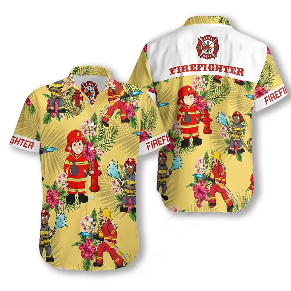 Proud Firefighter Hawaiian shirts