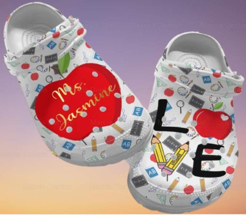 Proud To Be A Teacher Crocs Clog Shoes
