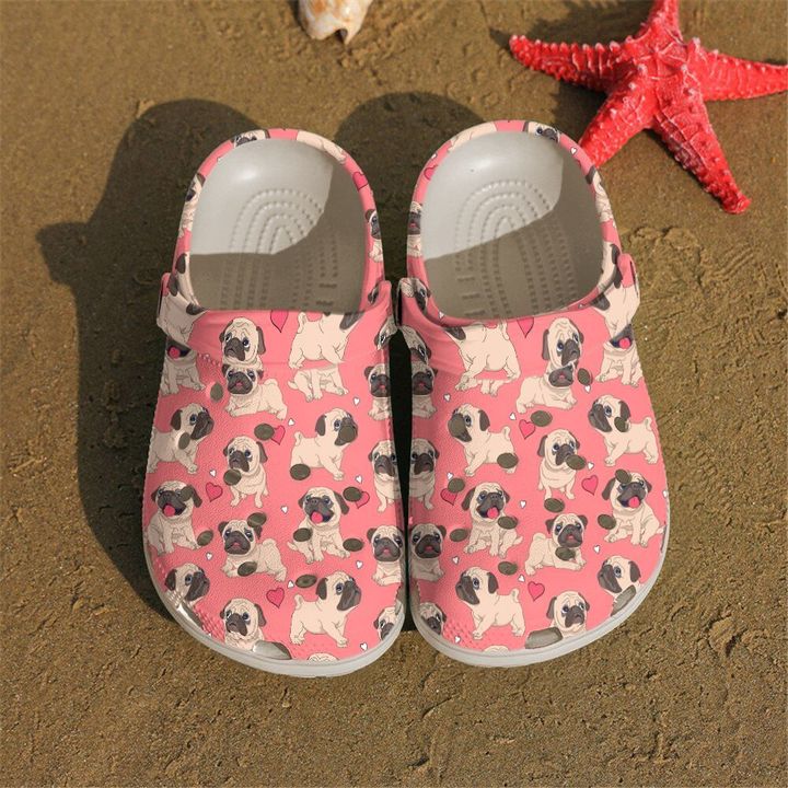 Pug Cute Pugs Crocs Clog Shoes