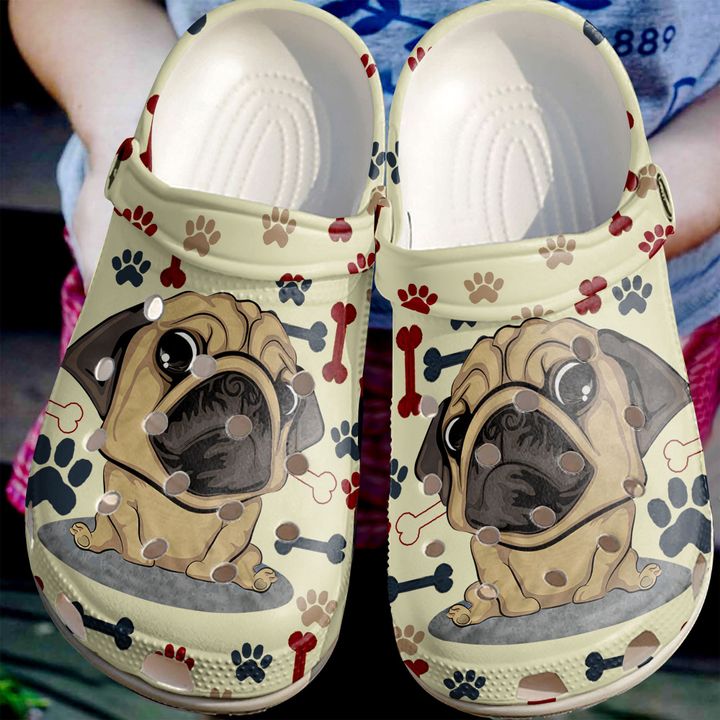 Pug Cute Crocs Clog Shoes