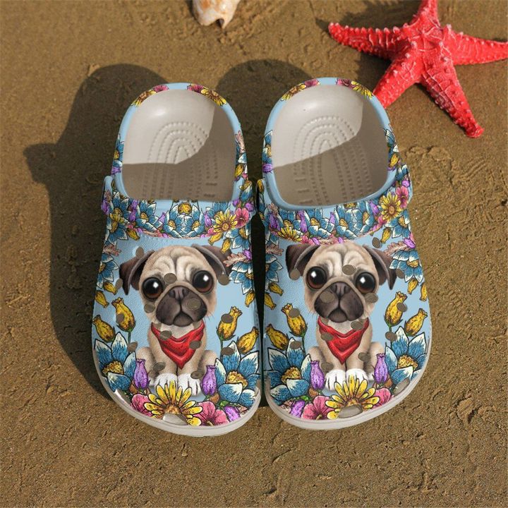 Pug Cutie Crocs Clog Shoes