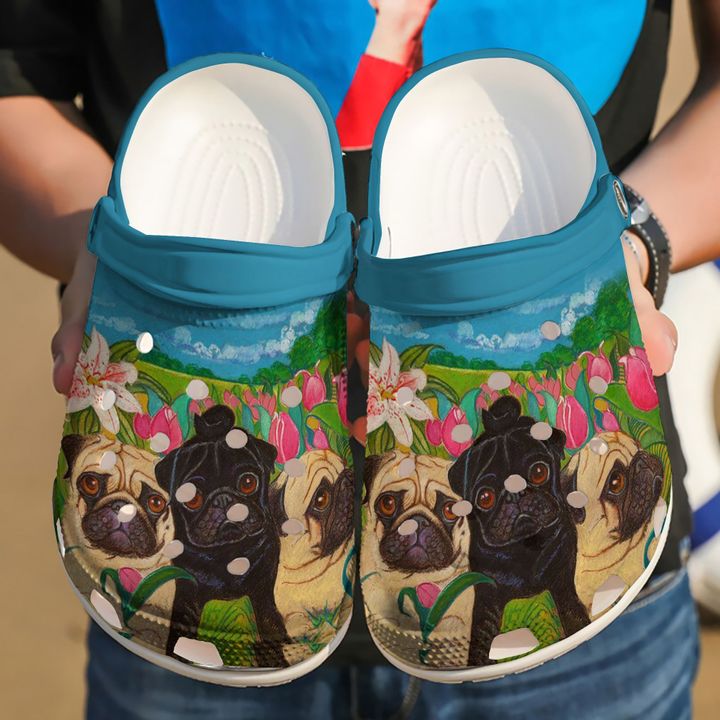 Pug Lovers V2 Crocs Clog Shoes