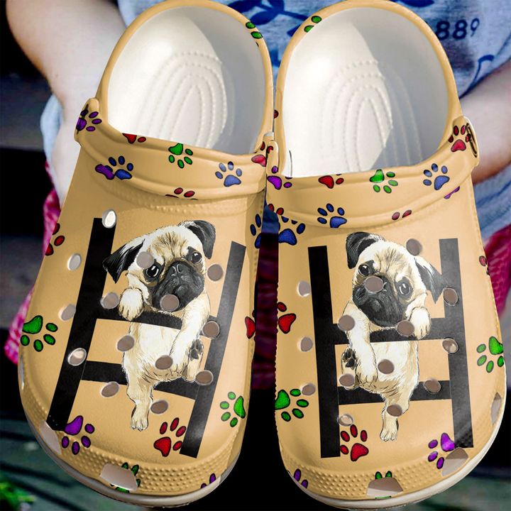 Pug Mom Crocs Clog Shoes