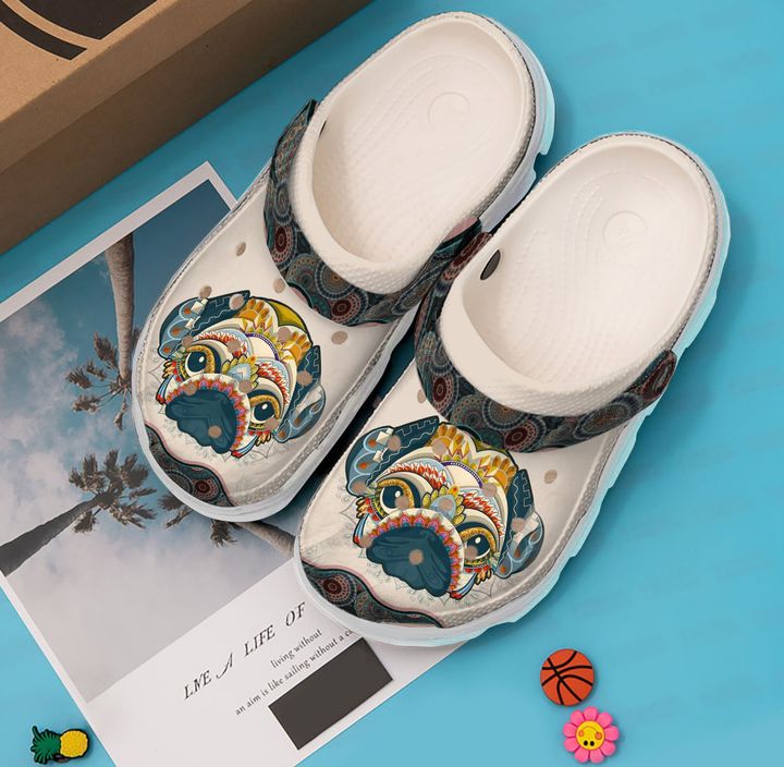 Pug Native Crocs Clog Shoes