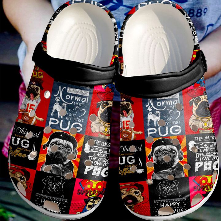 Pug Superbug Crocs Clog Shoes