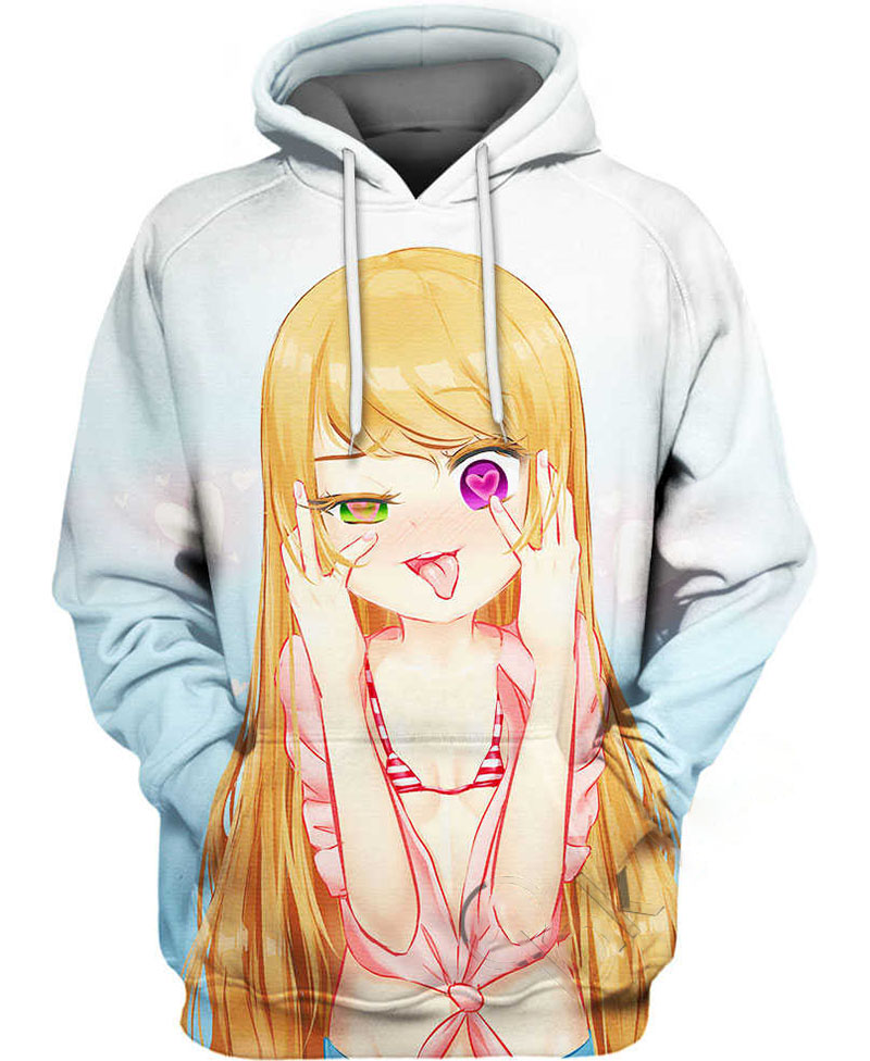 Pure Hearts Ahegao Hoodie 3D