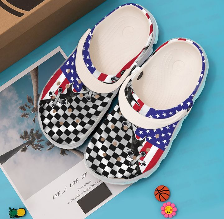 Racing Flag Crocs Clog Shoes