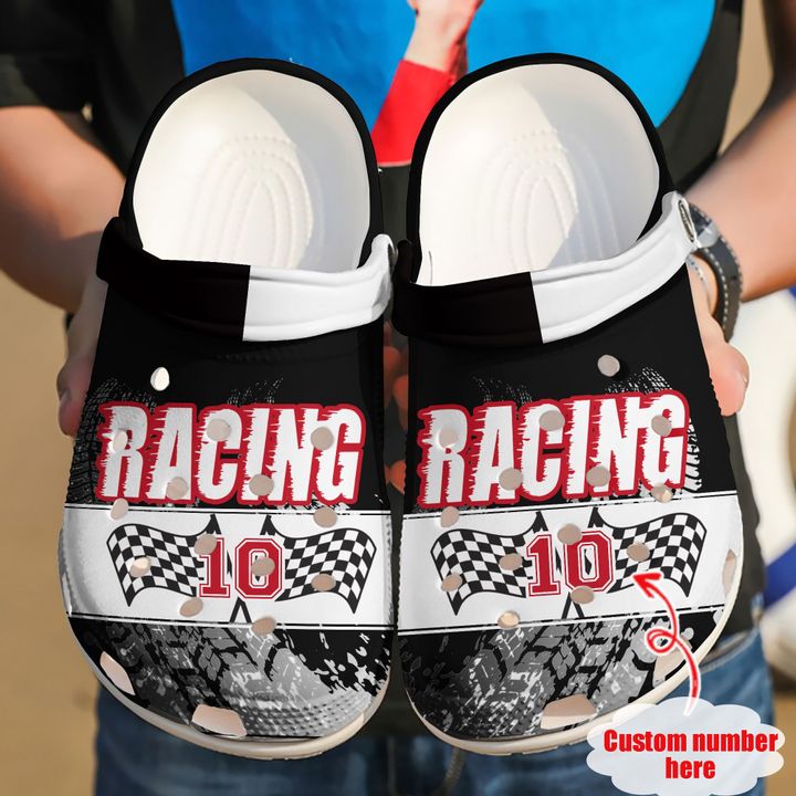 Racing Personalized Life Crocs Clog Shoes