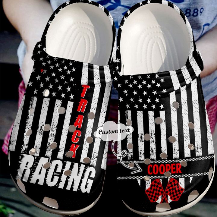 Racing Personalized Track Crocs Clog Shoes
