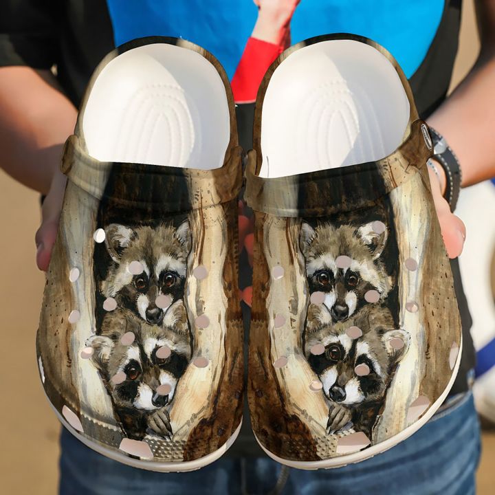Racoon Crocs Clog Shoes